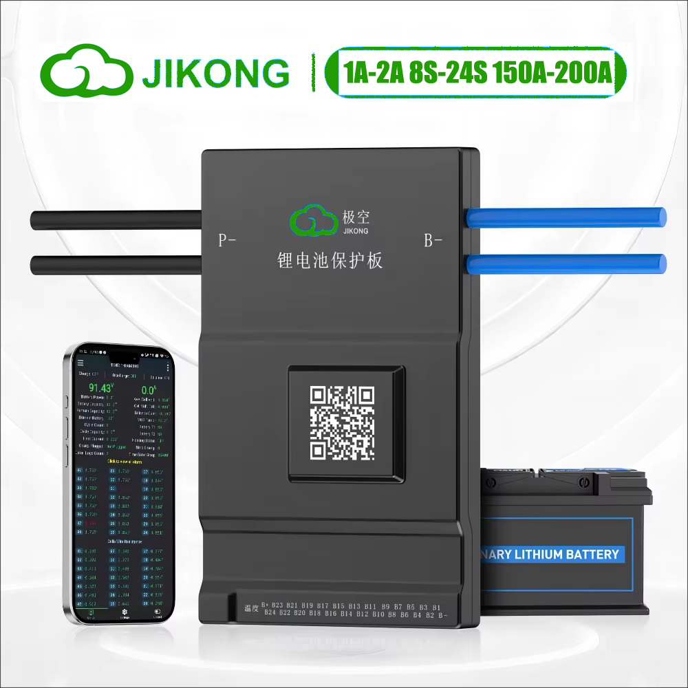 Smart Bms 20S 72V 150A Bluetooth - JK BMS Ativo Balanceado 150A 200A