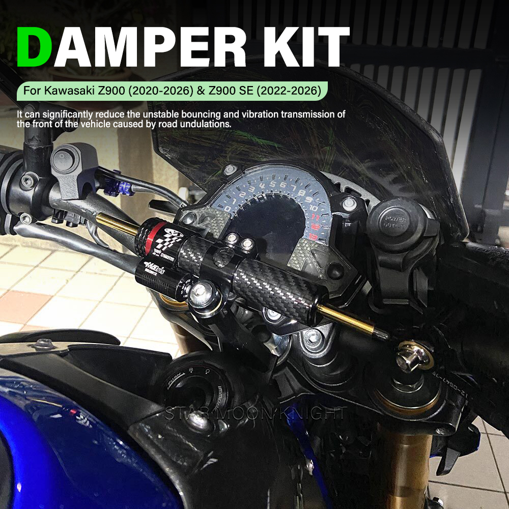 Steering Damper Stabilizer Kit Cnc - Novo Amortecedor de Direção CNC para