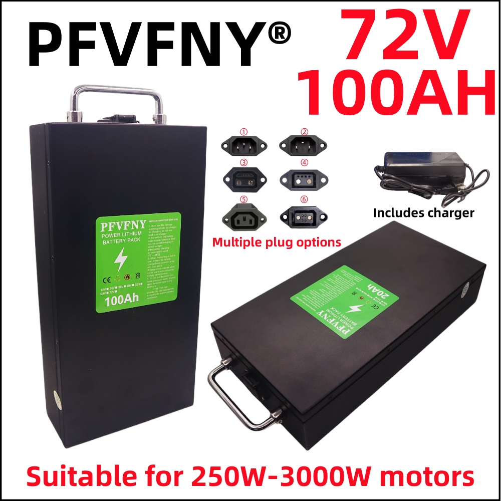 72V 30Ah Lifepo4 Battery Pack - Transporte rápido aéreo nova bateria de