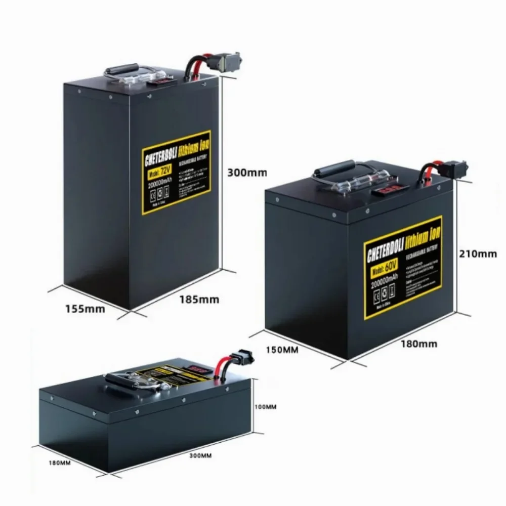 Aleaivy 60v 72v ebike bateria  - 72V 30Ah Lifepo4 Battery Pack avaliação e preço