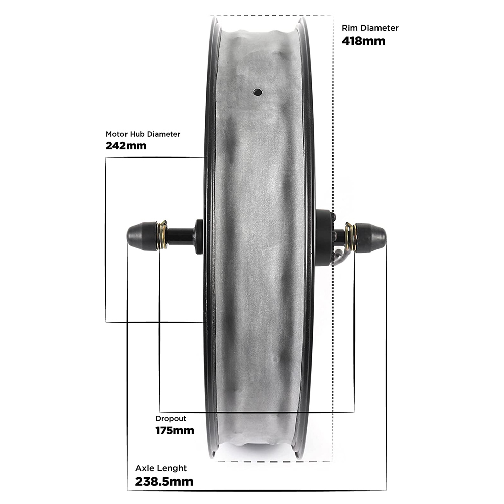 Motor de Cubo Elétrico de Alta - 60V 5000W Brushless Hub Motor avaliação e preço