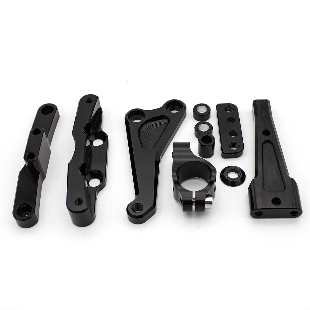 Para Honda CB650F CB 650F CB 6 - Steering Damper Stabilizer Kit Cnc avaliação e preço