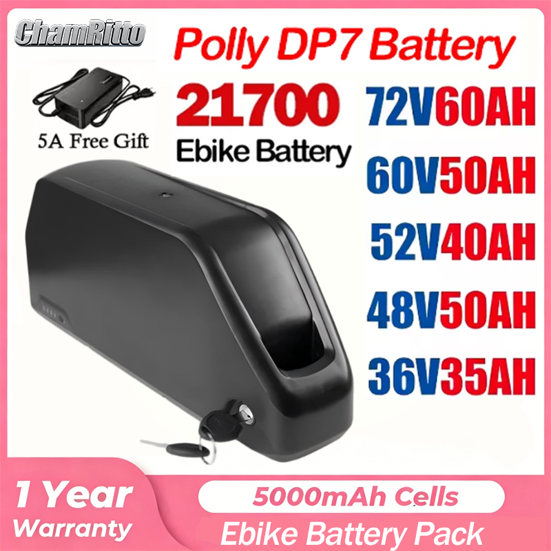 Bateria Hailong Polly 52V 50Ah - 60V 30Ah 21700 Battery Pack avaliação e preço