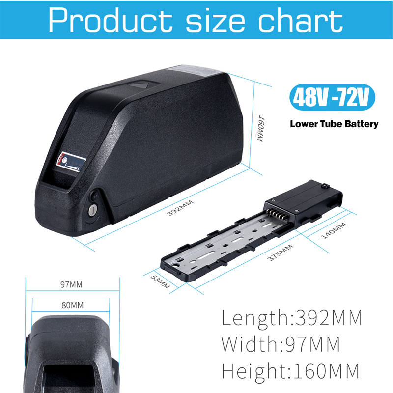 Bateria para Bicicleta Elétric - 60V 30Ah 21700 Battery Pack avaliação e preço